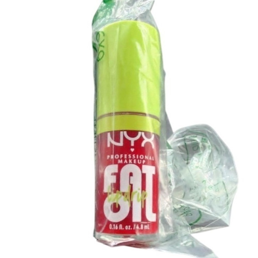 NYX‎ Red Fat Oil Lip Drip Newsfeed Glossy Tinted Hydrating Vegan Squalane Makeup